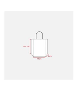 Shopper in carta riciclata 100 gr/m2 con soffietto Handle Shopper in carta riciclata 100 gr/m2 con soffietto Handle