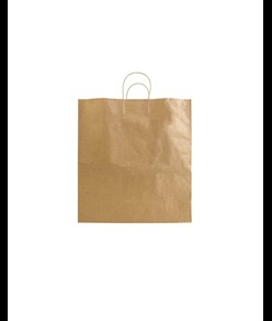 Shopper in carta riciclata 100 gr/m2 con soffietto Handle