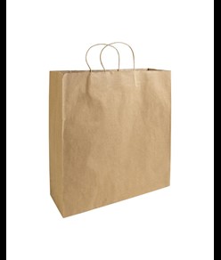 Shopper in carta riciclata 100 gr/m2 con soffietto Handle