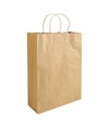 Shopper in carta riciclata 100 gr/m2 con soffietto Handle