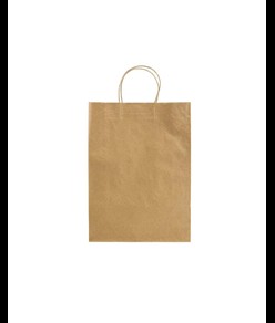 Shopper in carta riciclata 100 gr/m2 con soffietto Handle