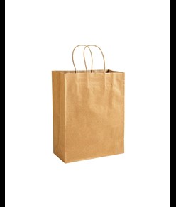 Shopper in carta riciclata 100 gr/m2 con soffietto Handle