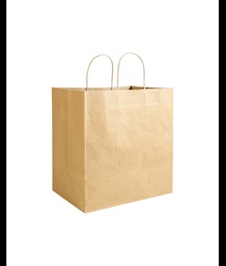 Shopper in carta riciclata 100 gr/m2 con soffietto Handle