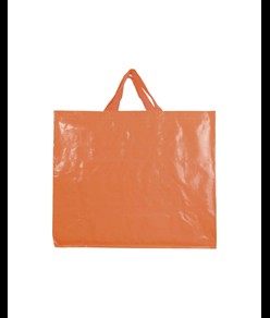 Shopper in PP  riciclato laminato 120g/m2, manici corti e soffietto Handle