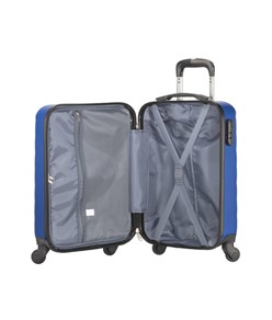 Trolley rigido  da 20 pollici in ABS con lucchetto di sicurezza e 4 ruote girevoli Trolley rigido  da 20 pollici in ABS con lucchetto di sicurezza e 4 ruote girevoli