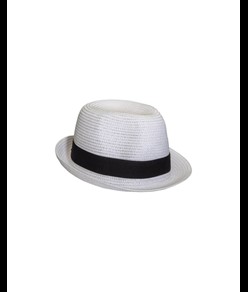 Cappello in paglia di carta con fascia elastica 3 cm applicabile e personalizzabile