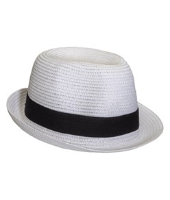Cappello in paglia di carta con fascia elastica 3 cm applicabile e personalizzabile