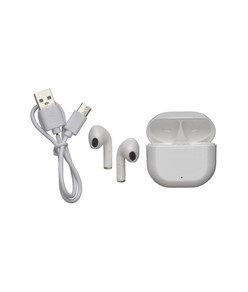 Auricolari bluetooth v 5.0 in R-ABS con box di ricarica e microfono integrato Auricolari bluetooth v 5.0 in R-ABS con box di ricarica e microfono integrato