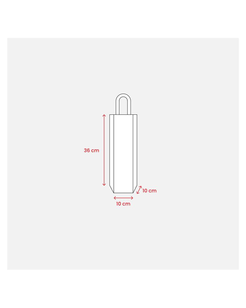 Borsa portabottiglia in juta e cotone da 280 gr/m2, con manici in corda Handle