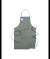 Grembiule carbon neutral in cotone riciclato 280 gr/m2