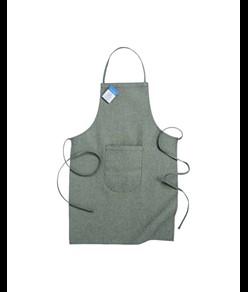 Grembiule carbon neutral in cotone riciclato 280 gr/m2