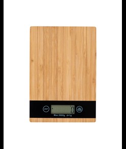 Bilancia da cucina digitale in bambù