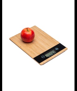 Bilancia da cucina digitale in bambù