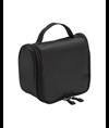 Beauty case in microfibra con zip, ampie tasche interne