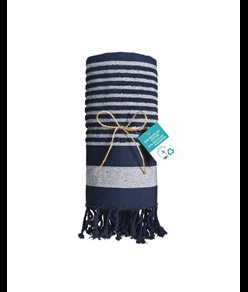 Telo mare/pareo  in cotone riciclato stile futa da 350 gr/m2