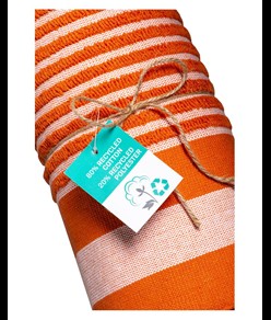 Telo mare/pareo  in cotone riciclato stile futa da 350 gr/m2