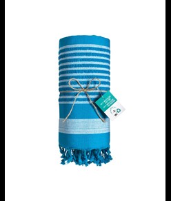 Telo mare/pareo  in cotone riciclato stile futa da 350 gr/m2