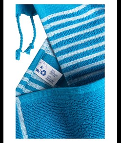 Telo mare/pareo  in cotone riciclato stile futa da 350 gr/m2