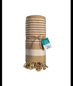 Telo mare/pareo  in cotone riciclato stile futa da 350 gr/m2