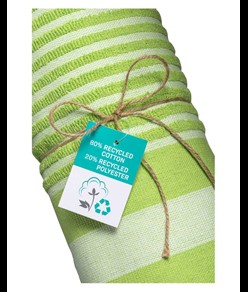Telo mare/pareo  in cotone riciclato stile futa da 350 gr/m2
