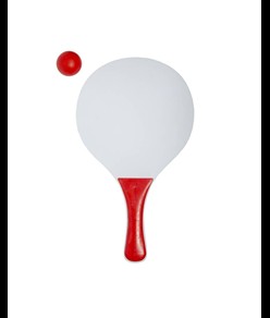 Set racchettoni da spiaggia in MDF con pallina