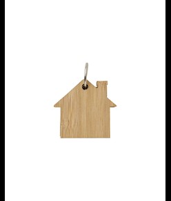 Foglietti adesivi per appunti a forma di casetta (80 pag.), copertina in bambù