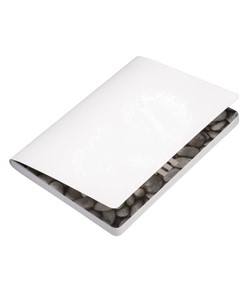 Quaderno in carta di pietra, fogli bianchi a righe, 64 pag., 14,5x21 cm
