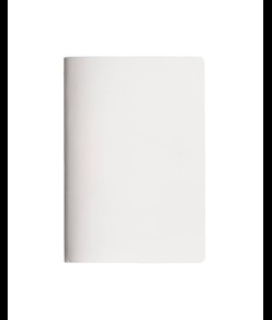 Quaderno in carta di pietra, fogli bianchi a righe, 64 pag., 14,5x21 cm