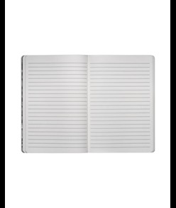 Quaderno in carta di pietra, fogli bianchi a righe, 64 pag., 14,5x21 cm