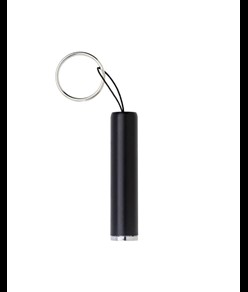 Mini torcia plastica con luce Led per incisione laser ed anello portachiavi