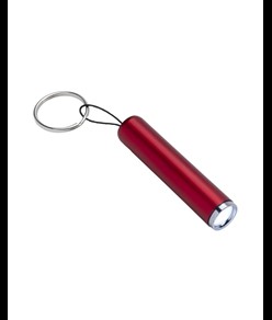 Mini torcia plastica con luce Led per incisione laser ed anello portachiavi