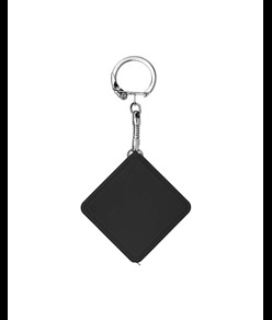 Portachiavi con metro flessibile retrattile, 1 mt