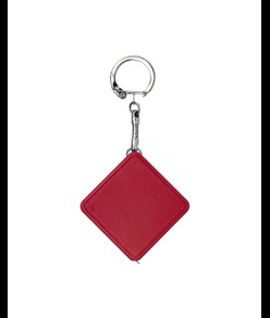 Portachiavi con metro flessibile retrattile, 1 mt