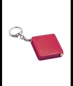 Portachiavi con metro flessibile retrattile, 1 mt