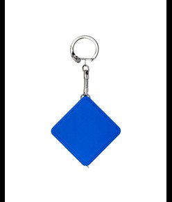 Portachiavi con metro flessibile retrattile, 1 mt