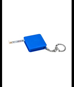 Portachiavi con metro flessibile retrattile, 1 mt