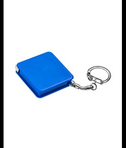 Portachiavi con metro flessibile retrattile, 1 mt