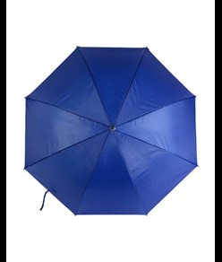 Ombrello automatico con fusto in metallo e manico curvo in plastica