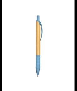 Penna a scatto  in bambù e in paglia di grano