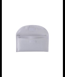 Bustina portadocumenti in poliestere 600D con due tasche e chiusura con velcro