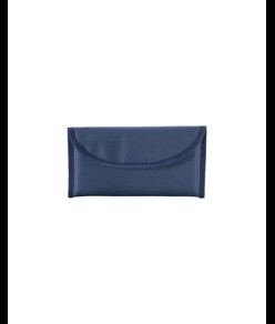 Bustina portadocumenti in poliestere 600D con due tasche e chiusura con velcro