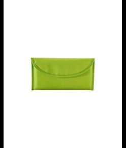 Bustina portadocumenti in poliestere 600D con due tasche e chiusura con velcro