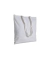 Shopper in cotone/poliestere riciclato 180 g/m2, manici lunghi Handle