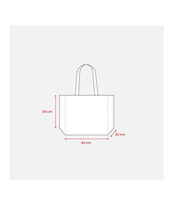 Borsa in juta, manici lunghi colorati e soffietto Handle Borsa in juta, manici lunghi colorati e soffietto Handle