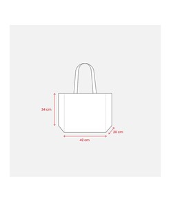 Borsa in juta, manici lunghi colorati e soffietto Handle Borsa in juta, manici lunghi colorati e soffietto Handle
