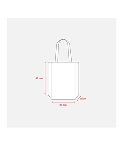 Shopper in cotone/poliestere riciclato 180 g/m2, manici lunghi e soffietto Handle Shopper in cotone/poliestere riciclato 180 g/m2, manici lunghi e soffietto Handle