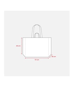 Shopper maxi in polipropilene riciclato con manici doppi a nastro (corti e lunghi) Handle Shopper maxi in polipropilene riciclato con manici doppi a nastro (corti e lunghi) Handle