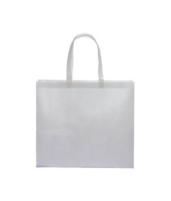 Shopper termosaldata in R-pet  80 g/ m2 con soffietto Handle Shopper termosaldata in R-pet  80 g/ m2 con soffietto Handle