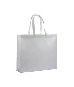 Shopper termosaldata in R-pet  80 g/ m2 con soffietto Handle Shopper termosaldata in R-pet  80 g/ m2 con soffietto Handle