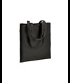 Shopper in cotone biologico 220 g/m2, manici lunghi e soffietto Handle